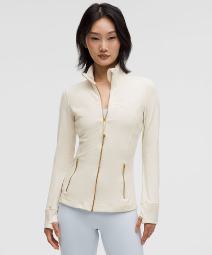 Lululemon Define Jacket *Nulu Light Ivory/Gold/Gold