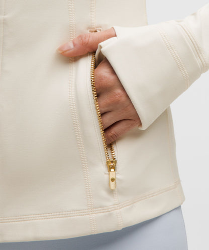 Lululemon Define Jacket *Nulu Light Ivory/Gold/Gold