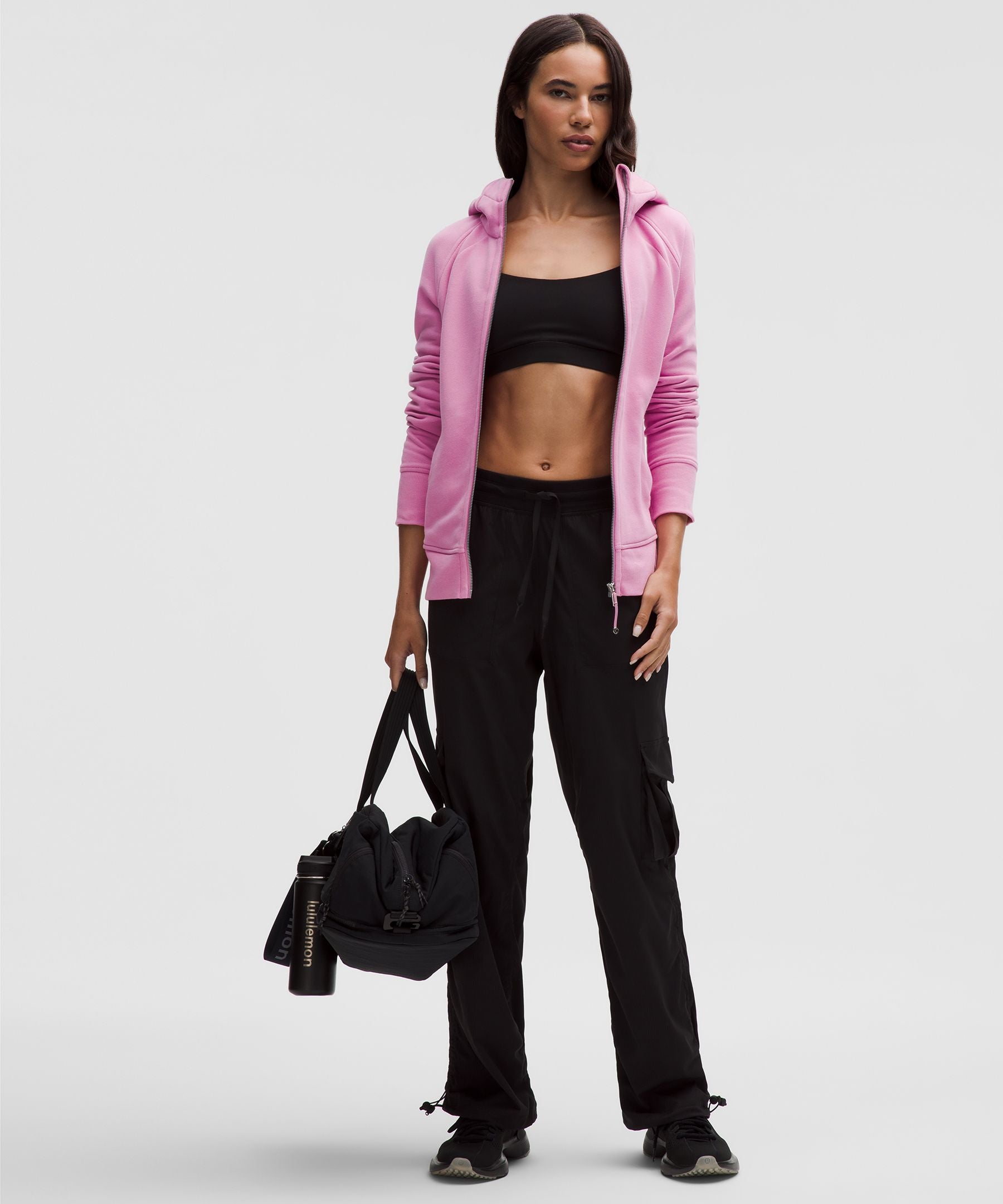 Lululemon Scuba Full-Zip Hoodie Pink Frosting