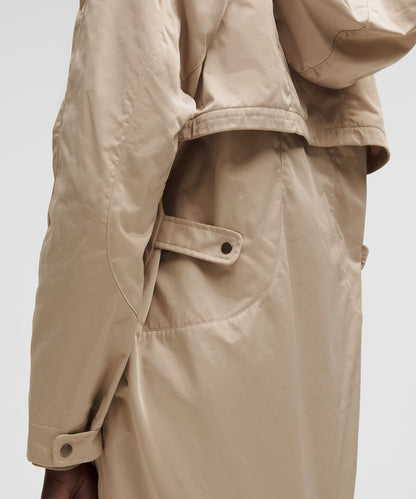 Lululemon Taffeta Removable-Hood Long Jacket *SLNSH Collection