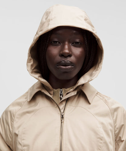 Lululemon Taffeta Removable-Hood Long Jacket *SLNSH Collection