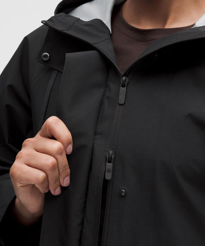 Lululemon Waterproof Fishtail Rain Coat