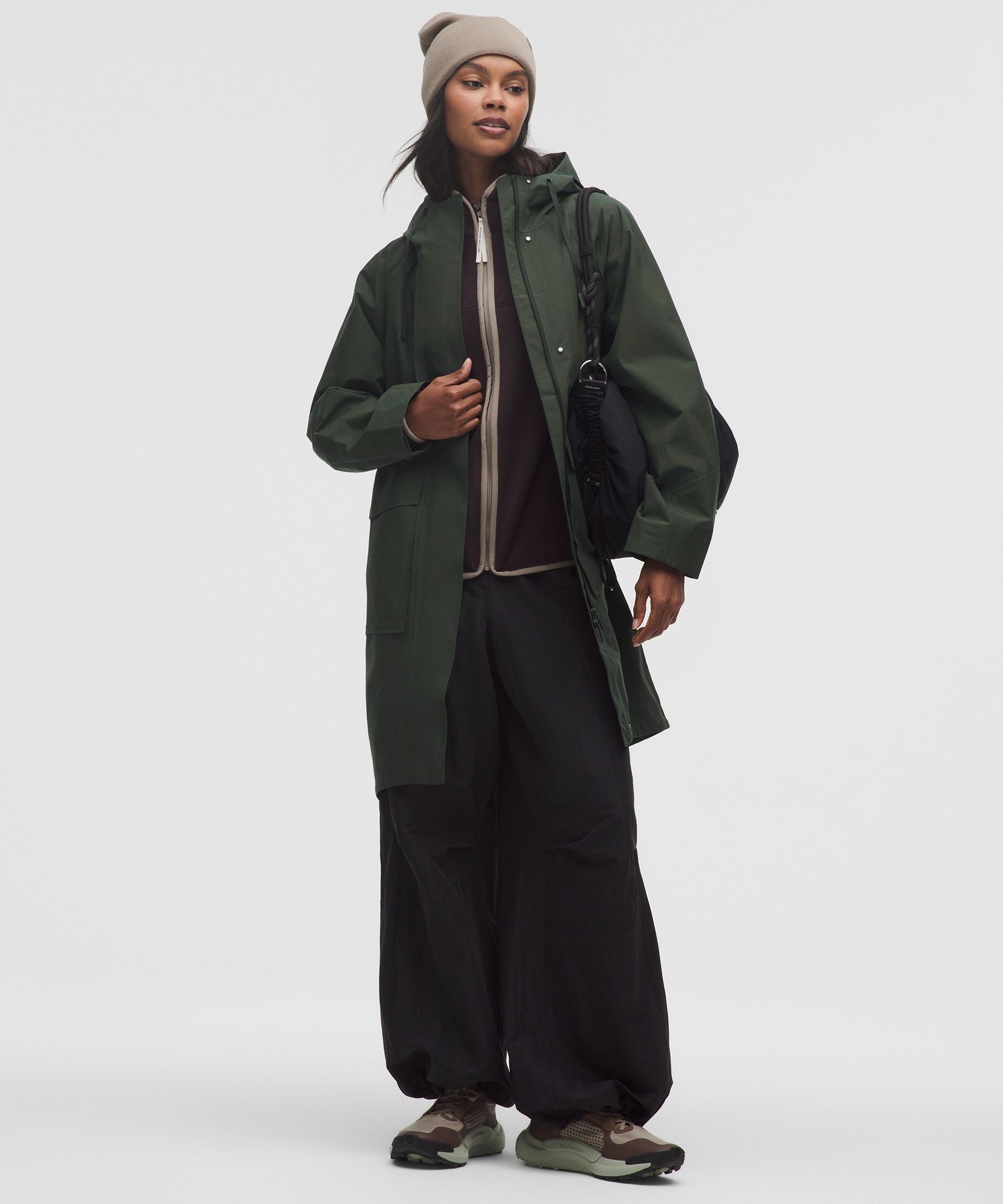 Lululemon Women's Waterproof Fishtail Rain Coat