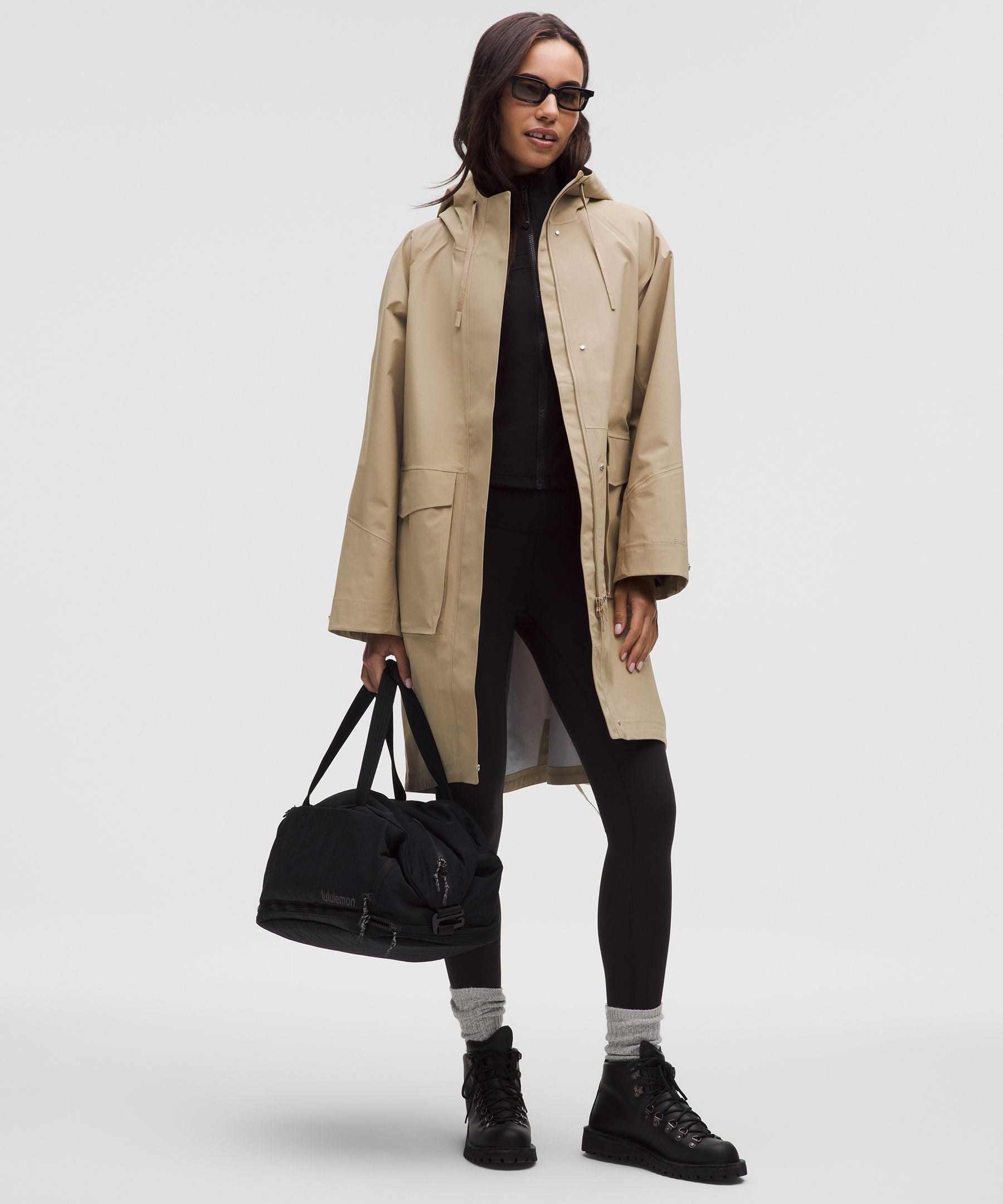 Lululemon Women's Waterproof Fishtail Rain Coat