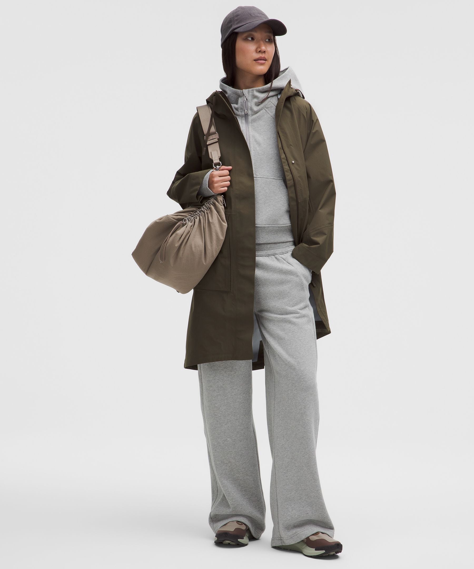 Lululemon Women's Waterproof Fishtail Rain Coat
