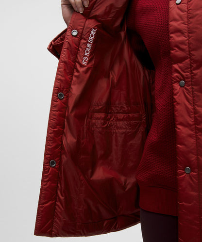 Lululemon Women's Team Canada Women's Nylon Taffeta Insulated Shacket *COC Logo