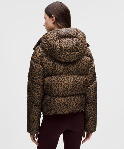 Lululemon Women's Wunder Puff 600-Down-Fill Cropped Jacket *Print