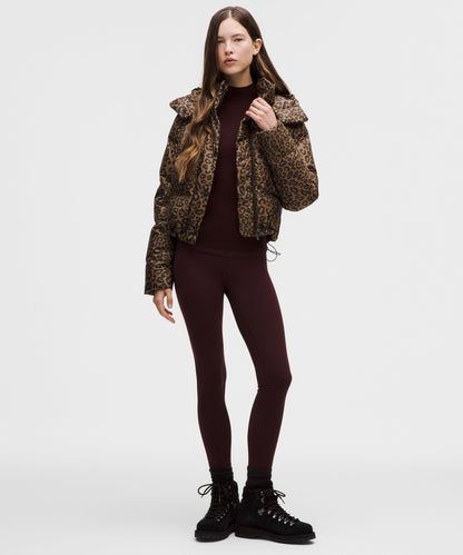 Lululemon Women's Wunder Puff 600-Down-Fill Cropped Jacket *Print