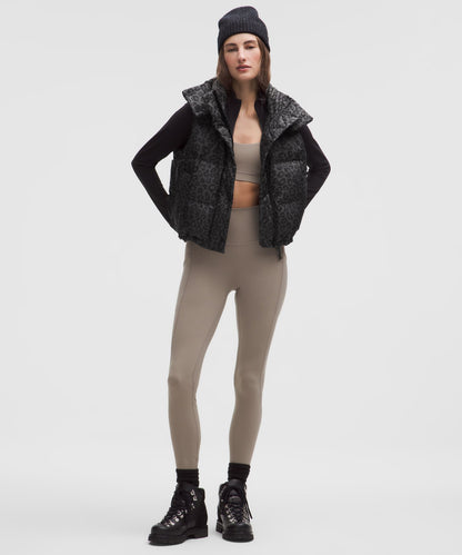 Lululemon Wunder Puff 600-Down-Fill Cropped Vest *Print