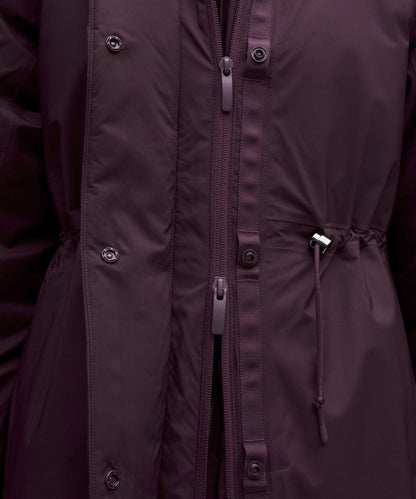 Lululemon Waterproof Insulated Cinch-Waist Parka