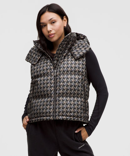 Lululemon Women's Wunder Puff 600-Down-Fill Cropped Vest *Graphic
