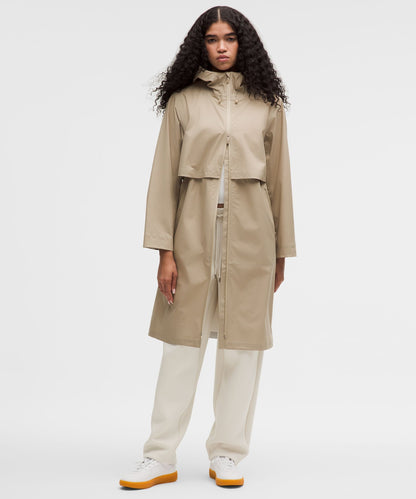 Lululemon Lightweight Cinch-Waist Rain Coat