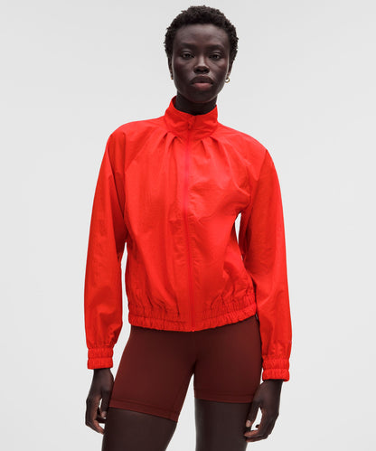 Lululemon Lightweight Pleated Track Jacket