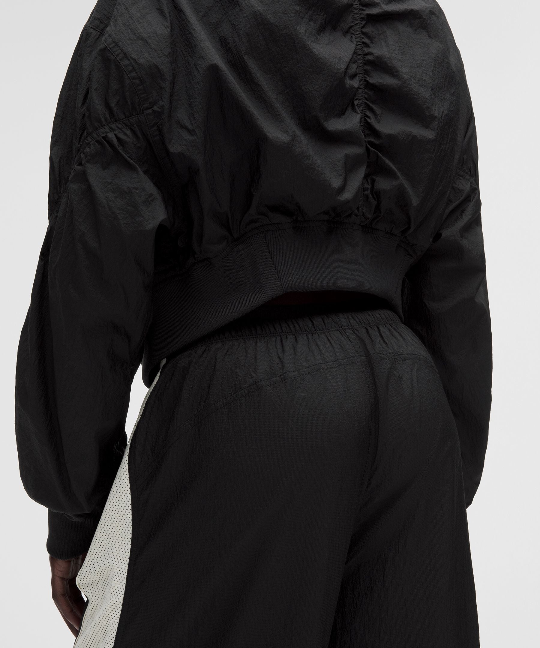 Lululemon Curved-Hem Cropped Bomber