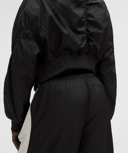 Lululemon Curved-Hem Cropped Bomber