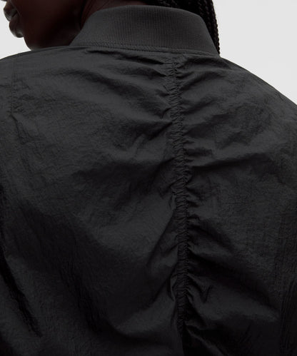 Lululemon Curved-Hem Cropped Bomber