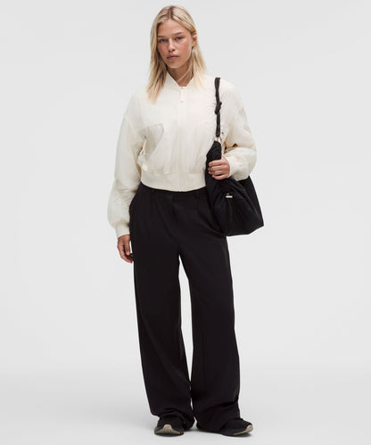 Lululemon Curved-Hem Cropped Bomber