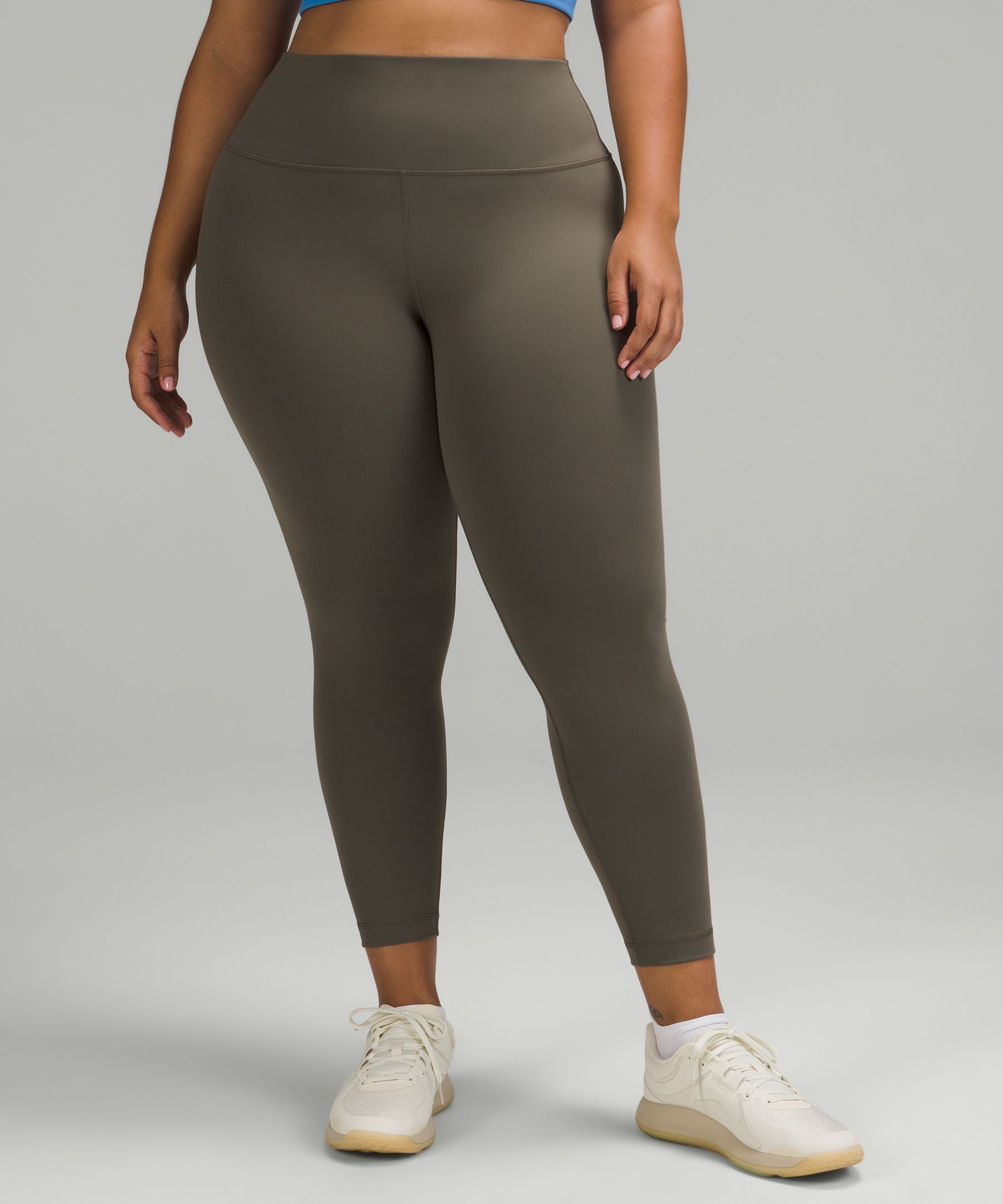 Lululemon Wunder Train High-Rise Tight 25" Army Green