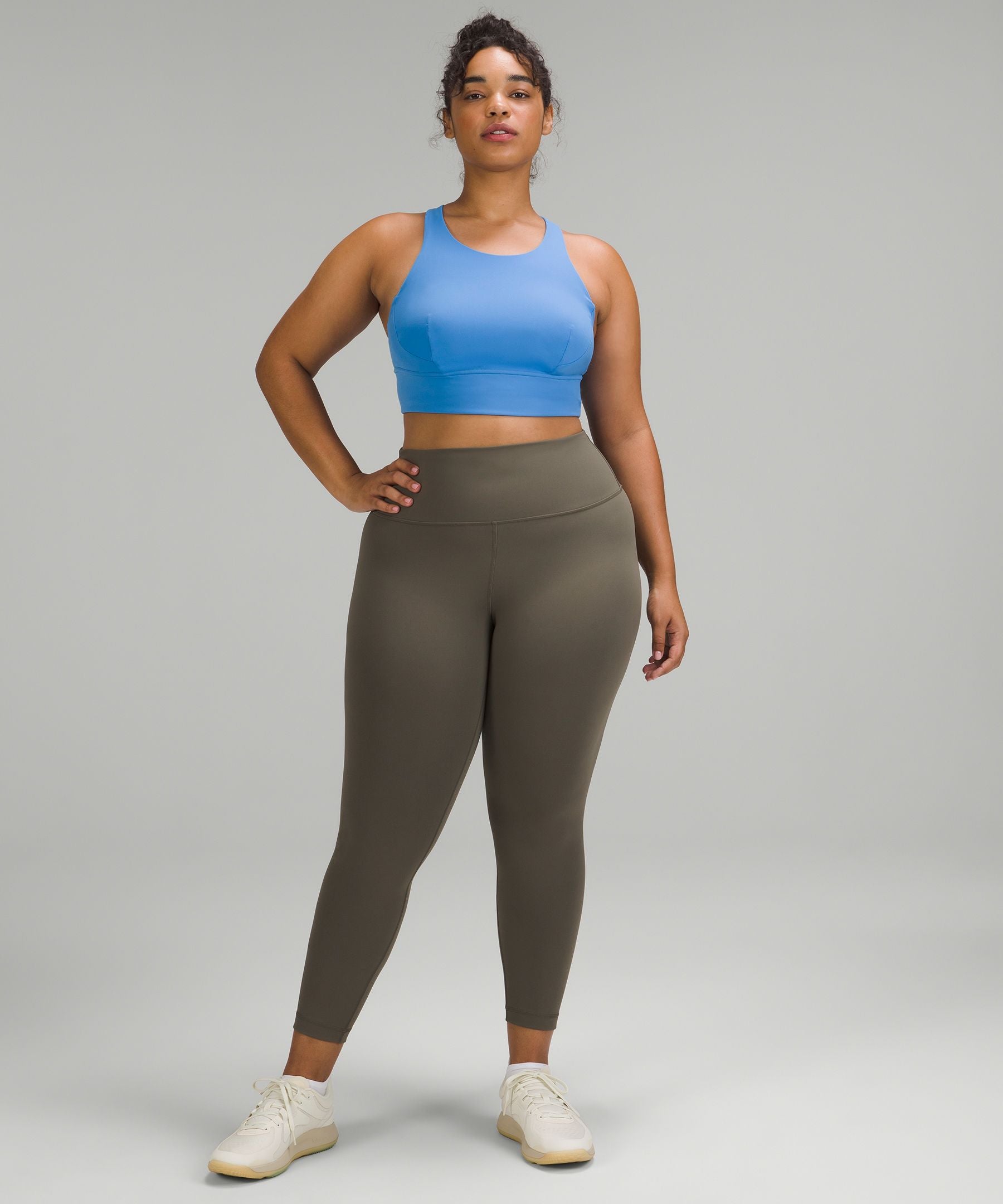 Lululemon Wunder Train High-Rise Tight 25" Army Green