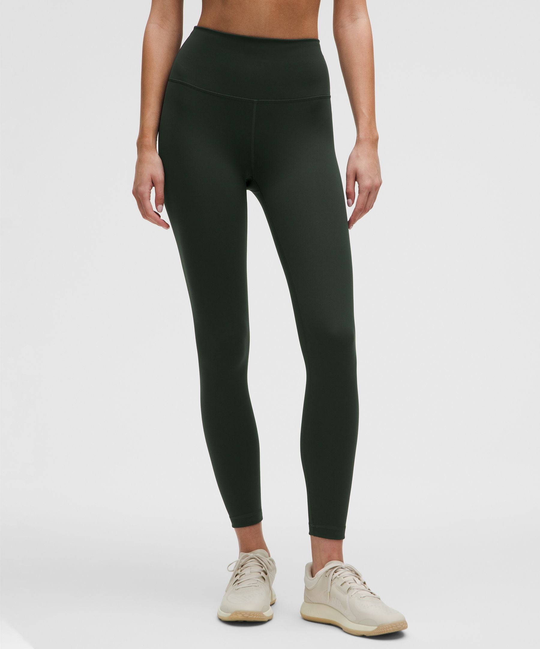 Lululemon Wunder Train High-Rise Tight 25" Rainforest Green