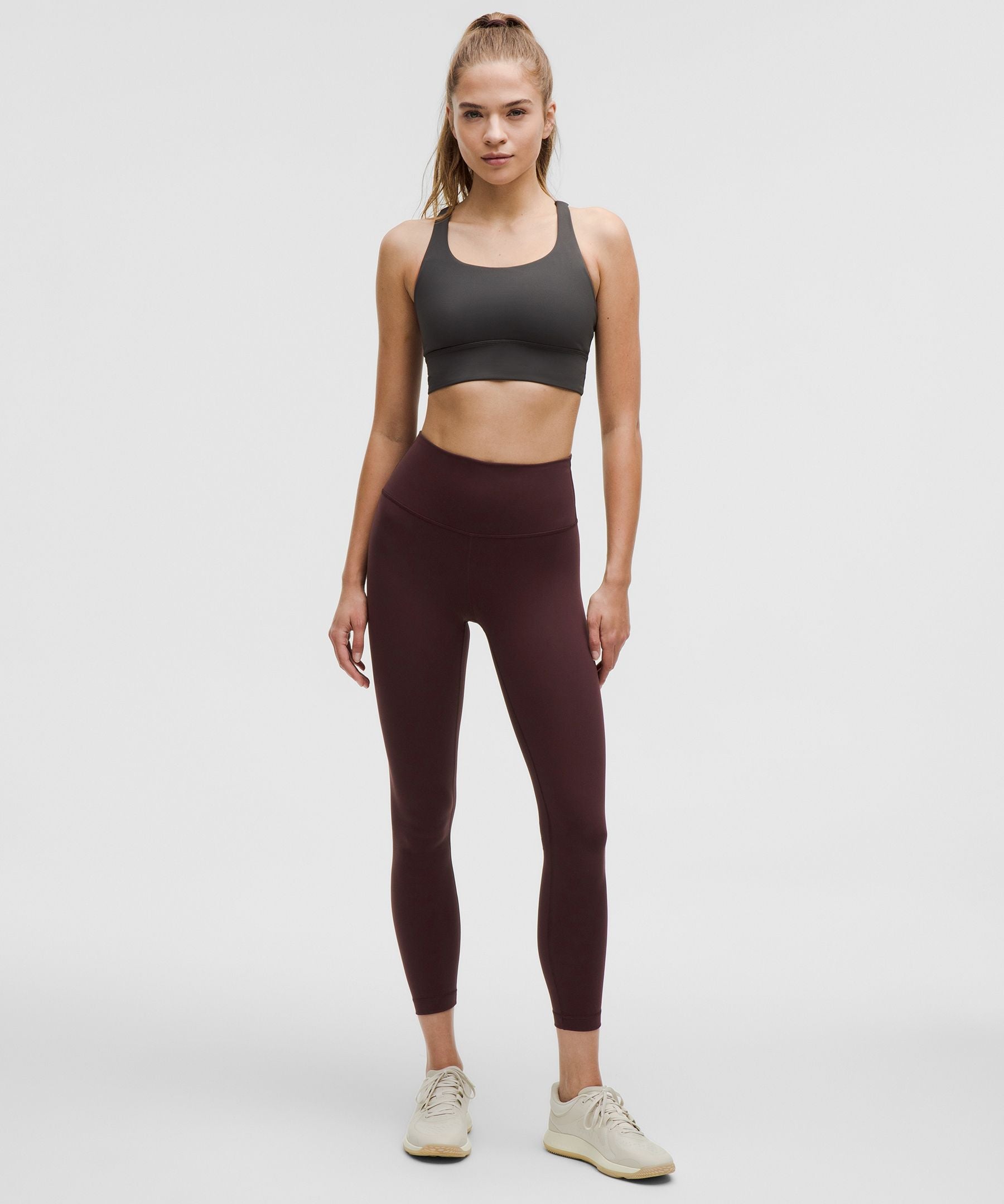 Lululemon Wunder Train High-Rise Tight 25" Goodnight Plum