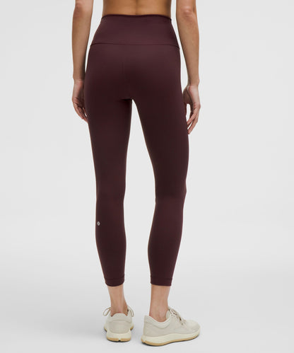 Lululemon Wunder Train High-Rise Tight 25" Goodnight Plum