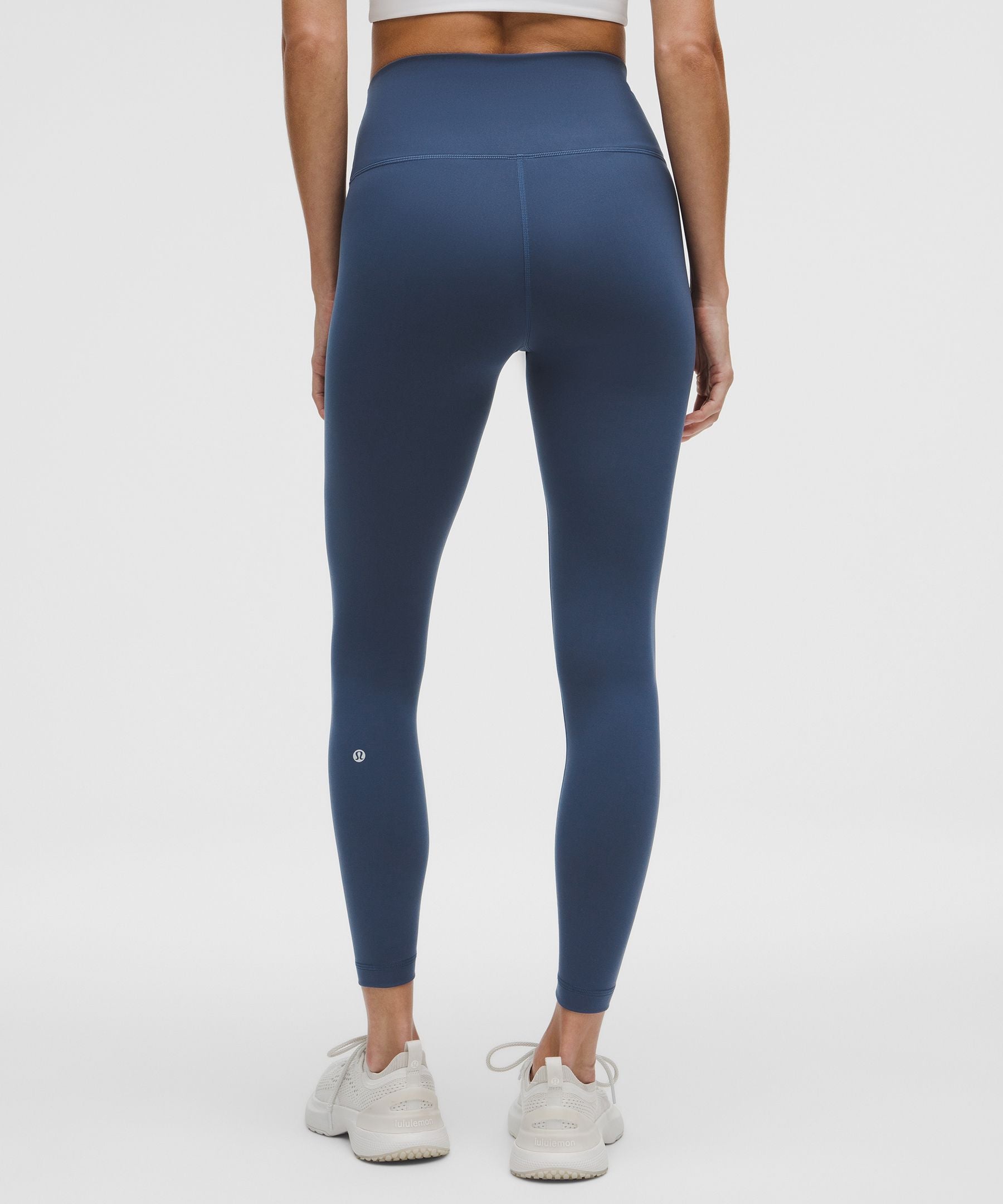 Lululemon Wunder Train High-Rise Tight 25" Blue Twill