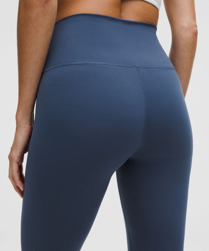 Lululemon Wunder Train High-Rise Tight 25" Blue Twill