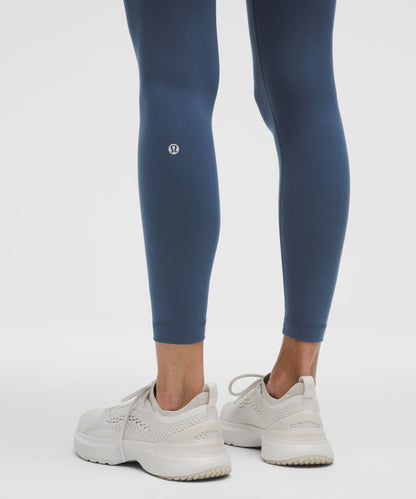 Lululemon Wunder Train High-Rise Tight 25" Blue Twill