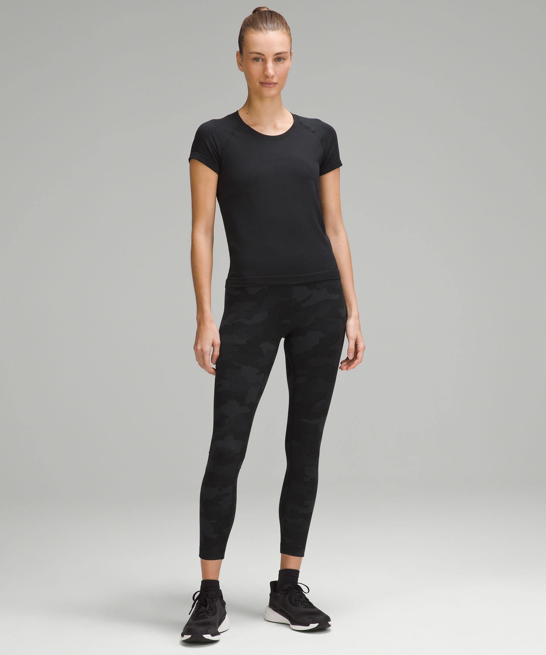 Lululemon Wunder Train High-Rise Tight 25" Heritage 365 Camo Deep Coal Multi