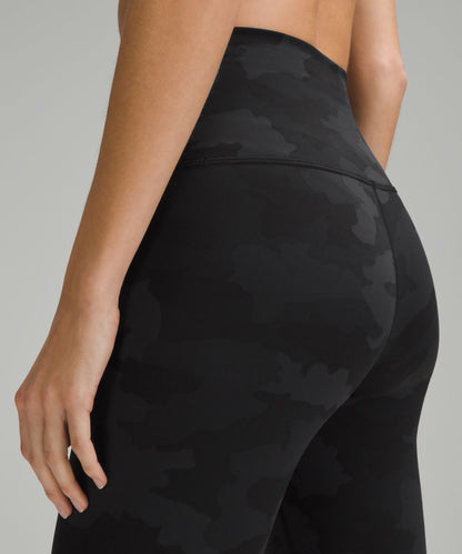 Lululemon Wunder Train High-Rise Tight 25" Heritage 365 Camo Deep Coal Multi