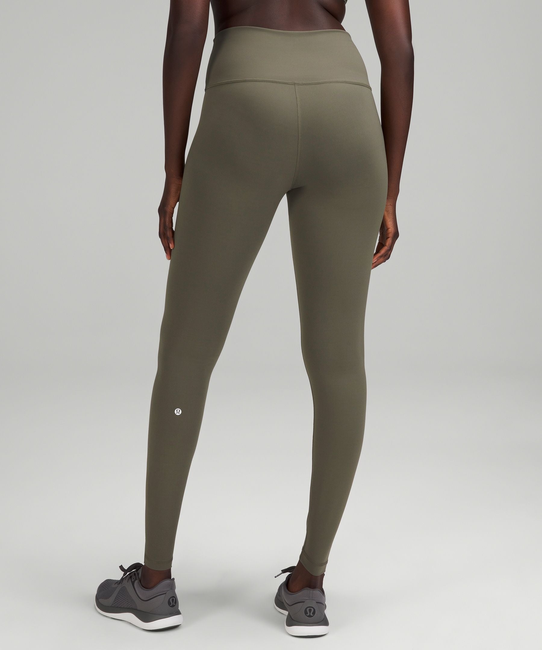 Lululemon Wunder Train High-Rise Tight 28" Army Green
