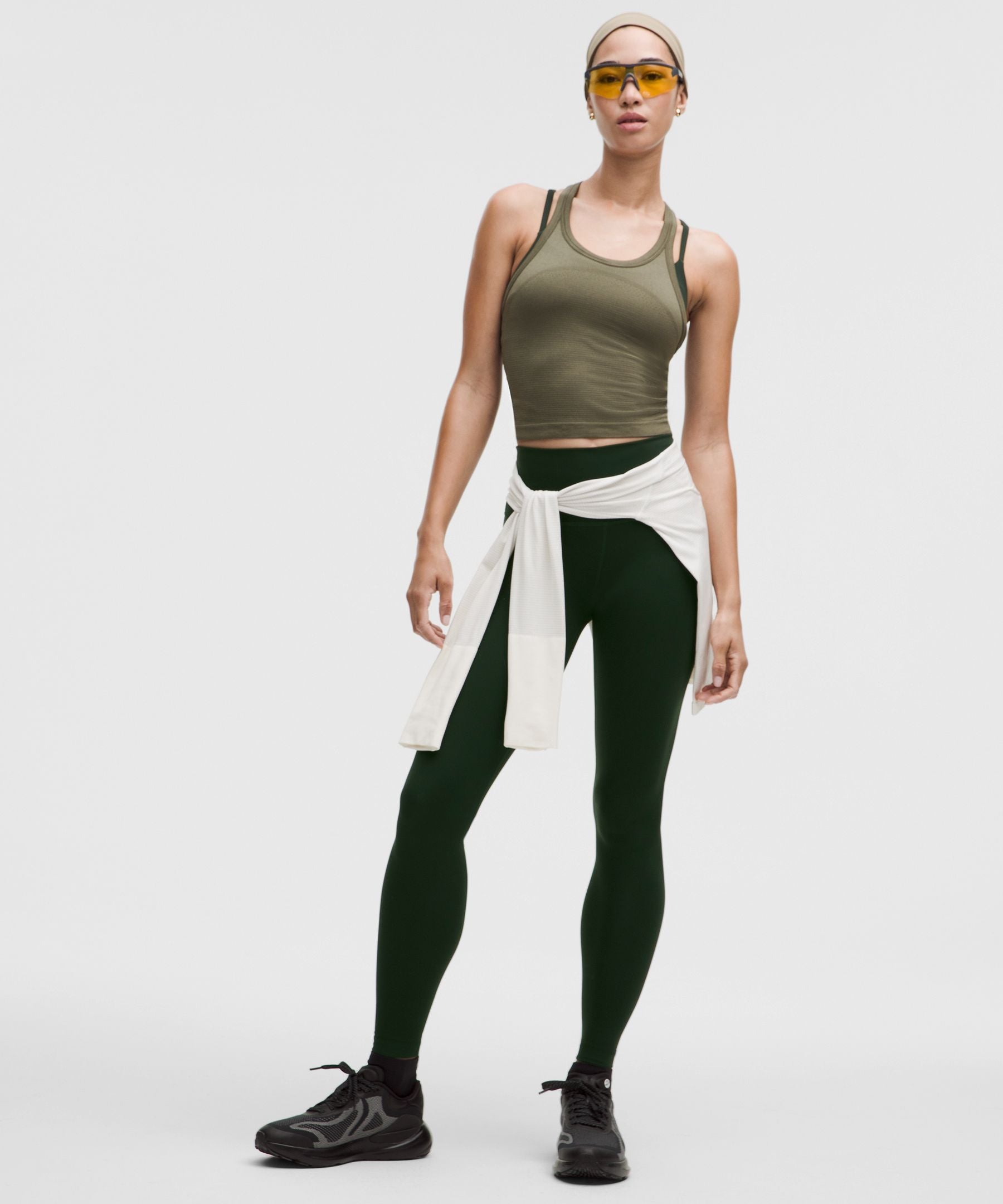 Lululemon Wunder Train High-Rise Tight 28" Rainforest Green