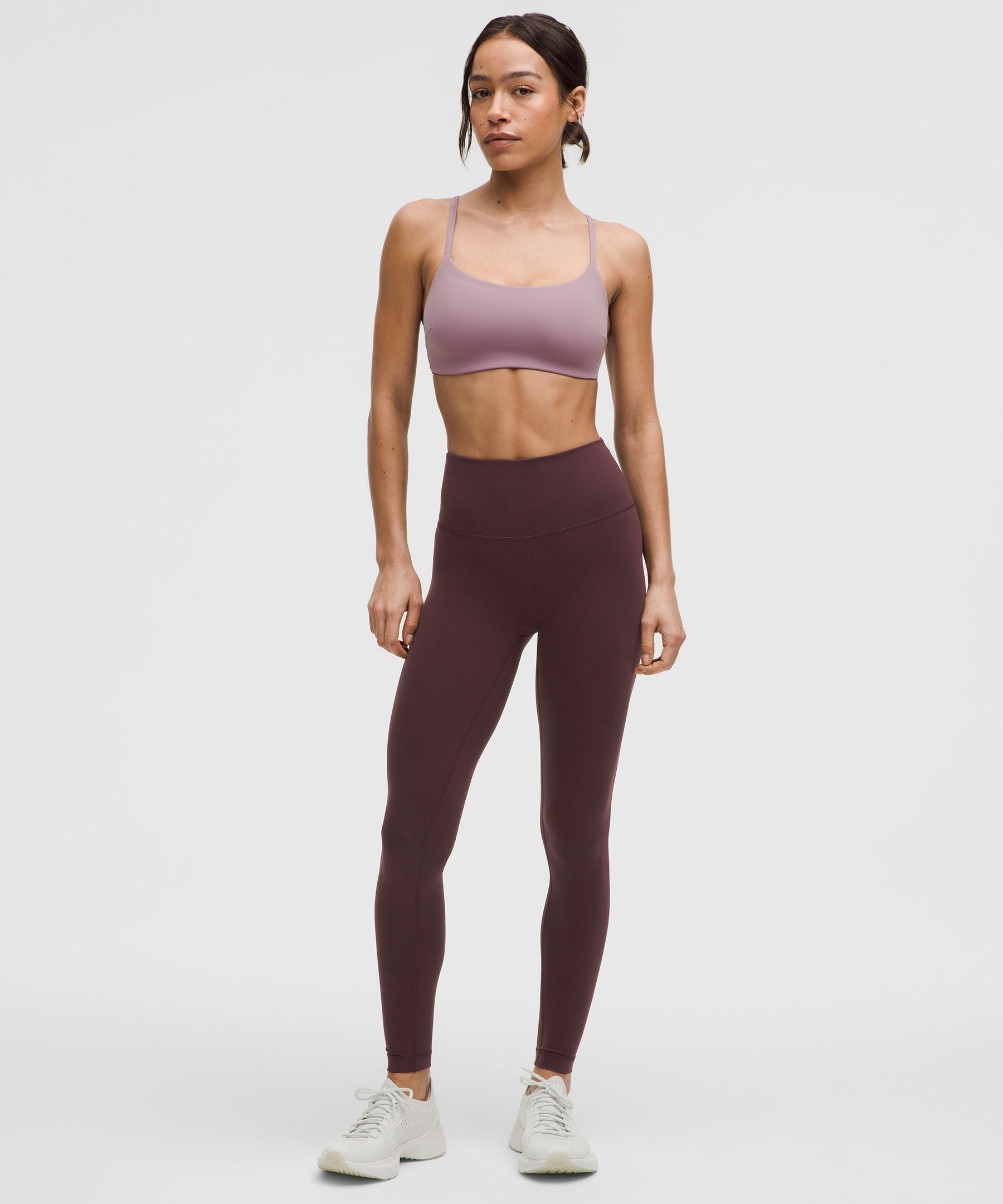 Lululemon Wunder Train High-Rise Tight 28" Goodnight Plum