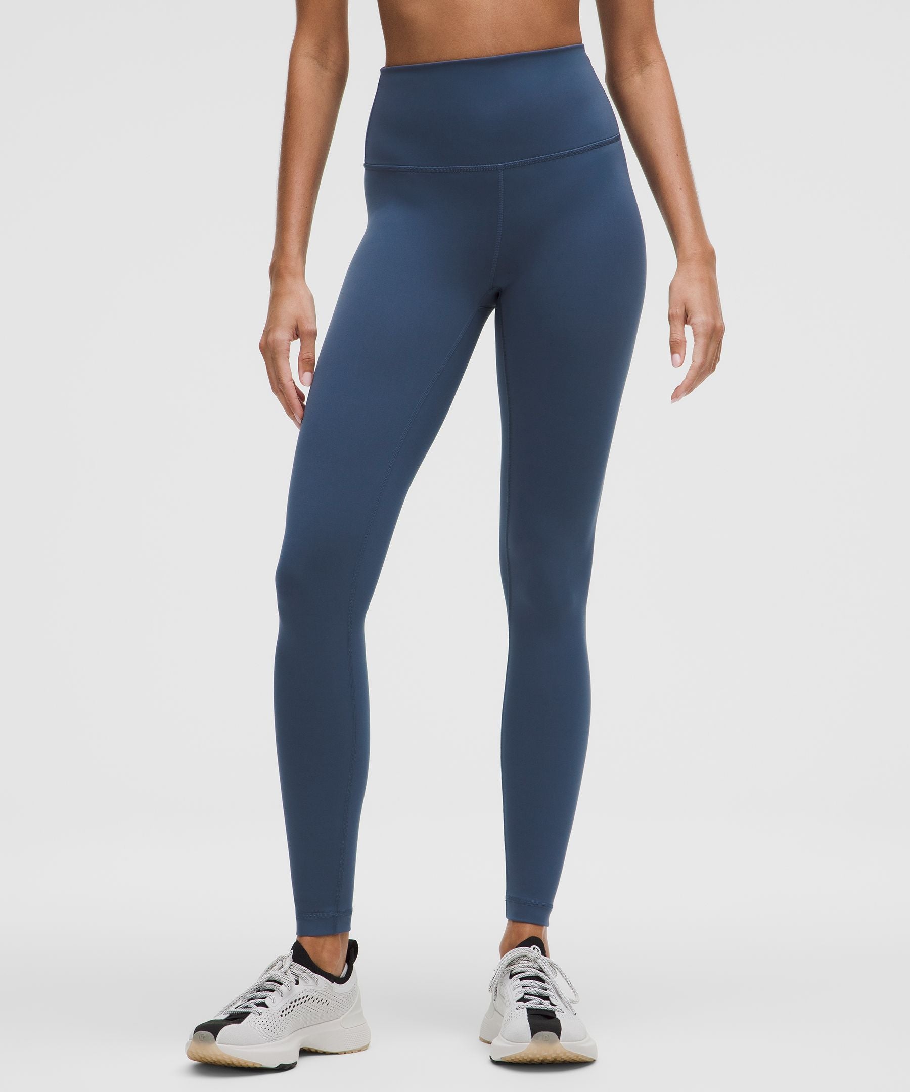 Lululemon Wunder Train High-Rise Tight 28" Blue Twill