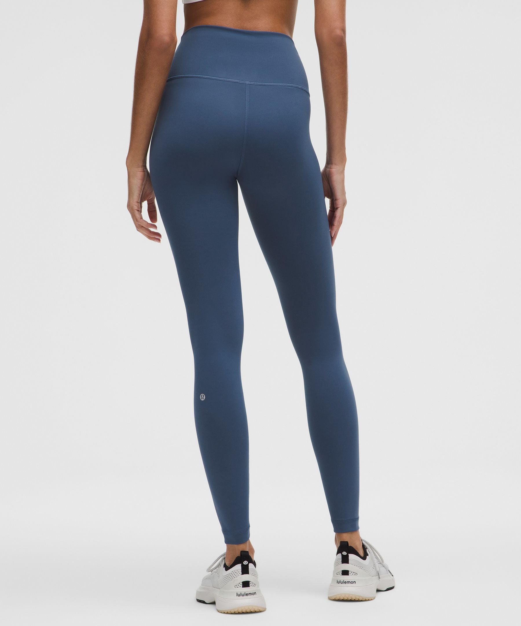 Lululemon Wunder Train High-Rise Tight 28" Blue Twill