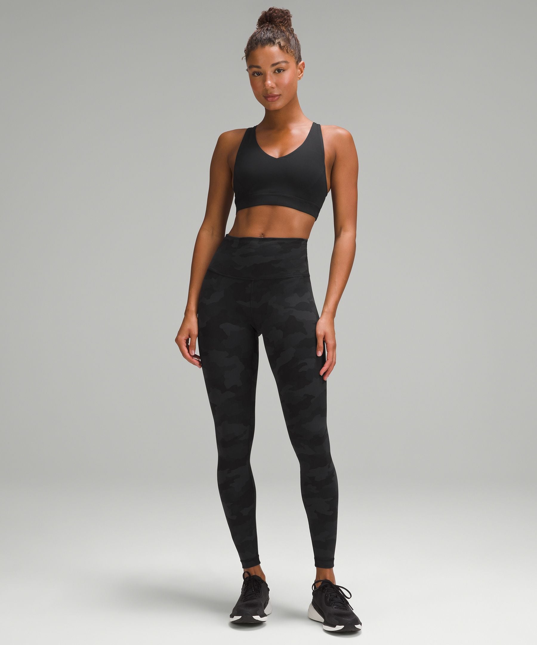 Lululemon Wunder Train High-Rise Tight 28" Heritage 365 Camo Deep Coal Multi