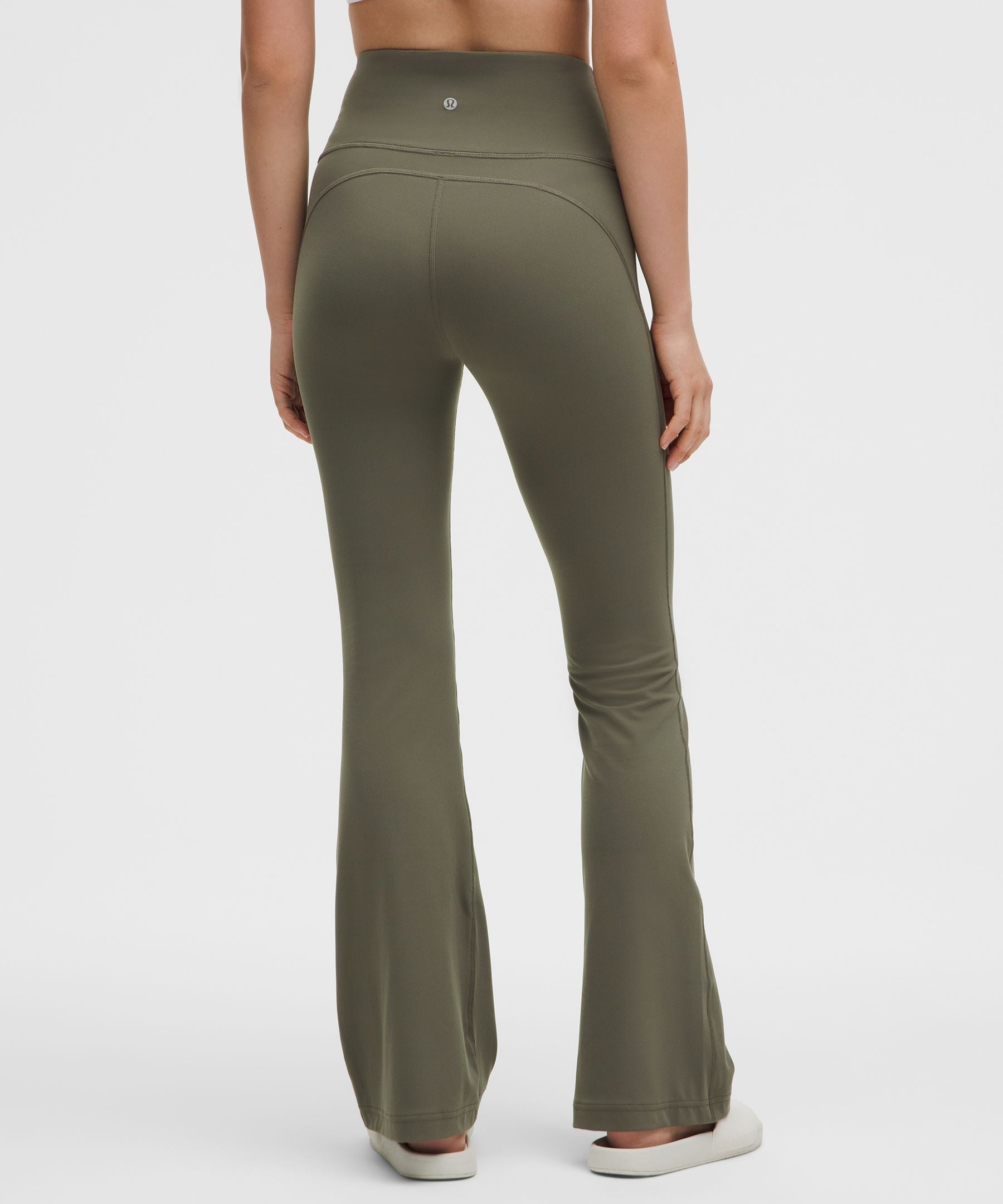 Lululemon Groove Nulu Super-High-Rise Flared Pant *Regular Army Green