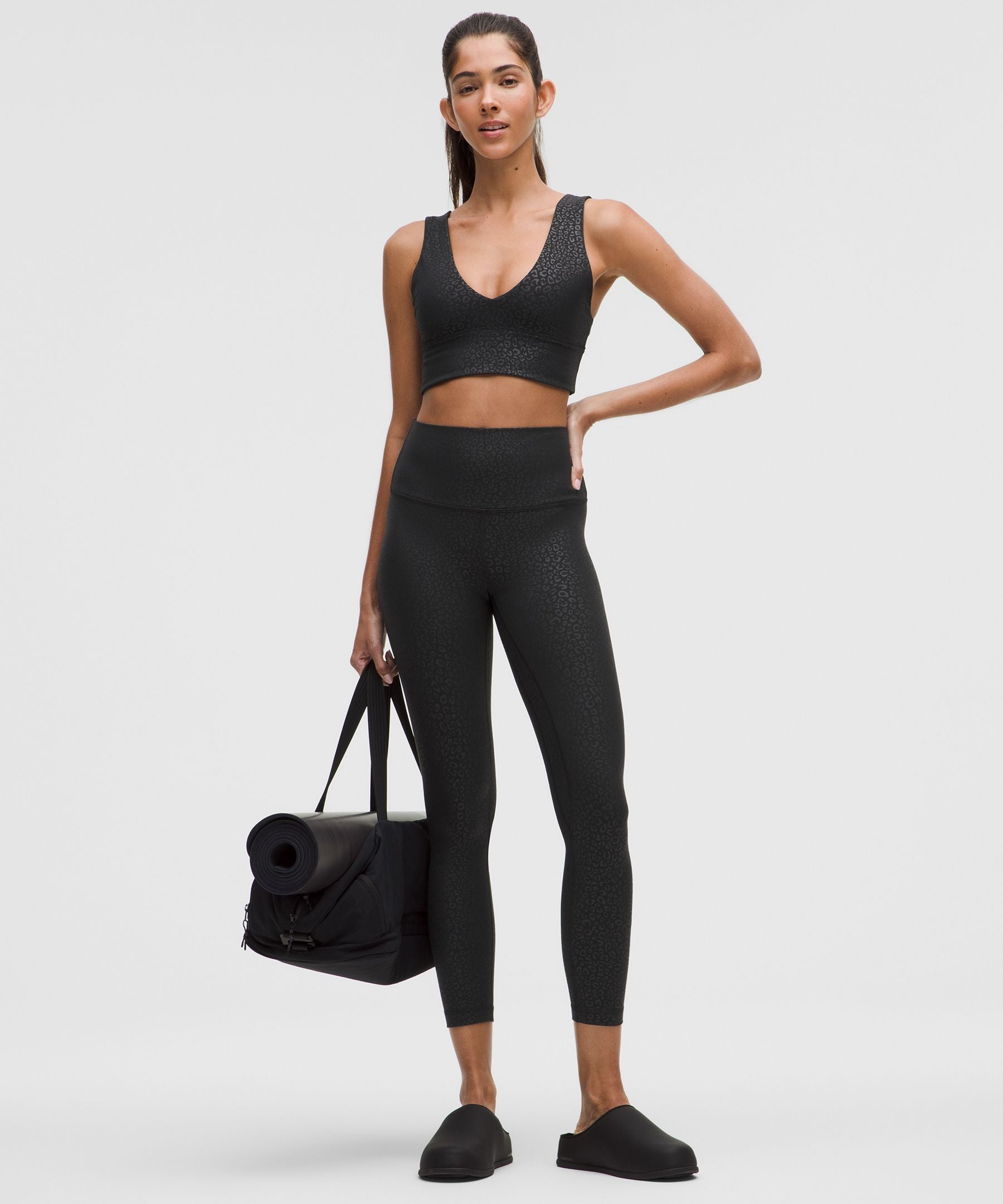 Lululemon lululemon Align High-Rise Pant 25" Leopardo Shift Micro Emboss Black