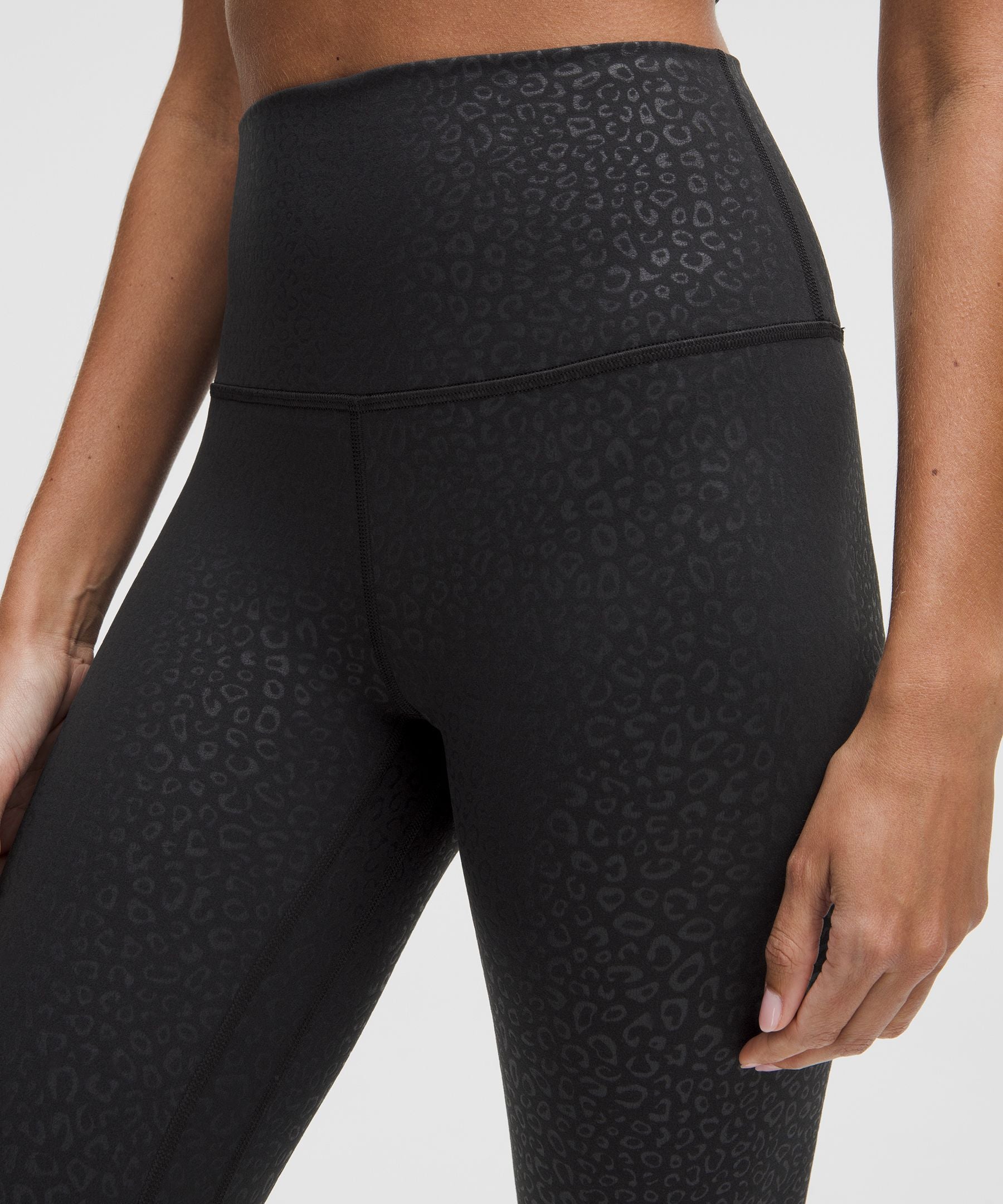 Lululemon lululemon Align High-Rise Pant 25" Leopardo Shift Micro Emboss Black
