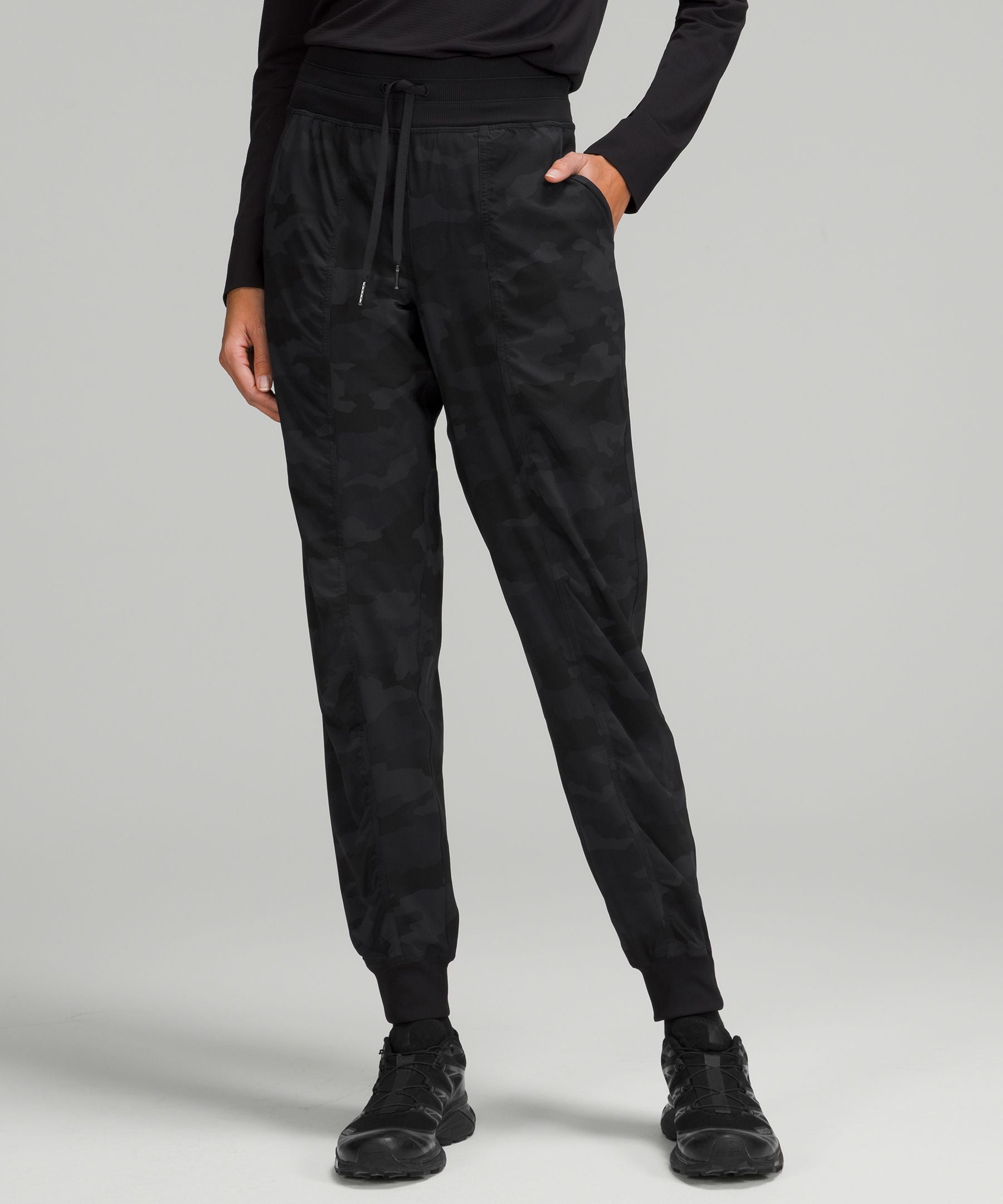 Lululemon Dance Studio Mid-Rise Jogger *Full Length Heritage 365 Camo Deep Coal Multi/Black