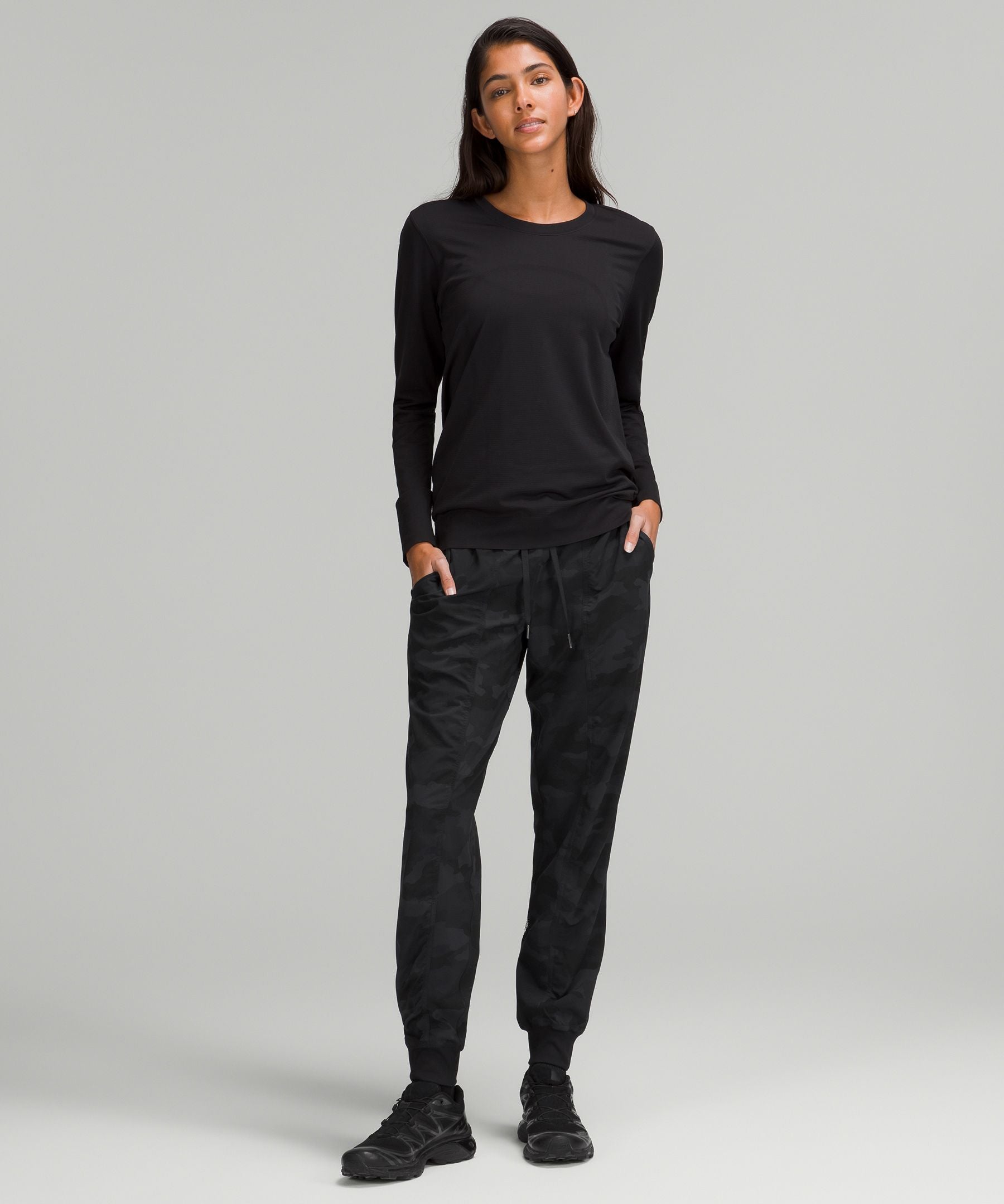 Lululemon Dance Studio Mid-Rise Jogger *Full Length Heritage 365 Camo Deep Coal Multi/Black