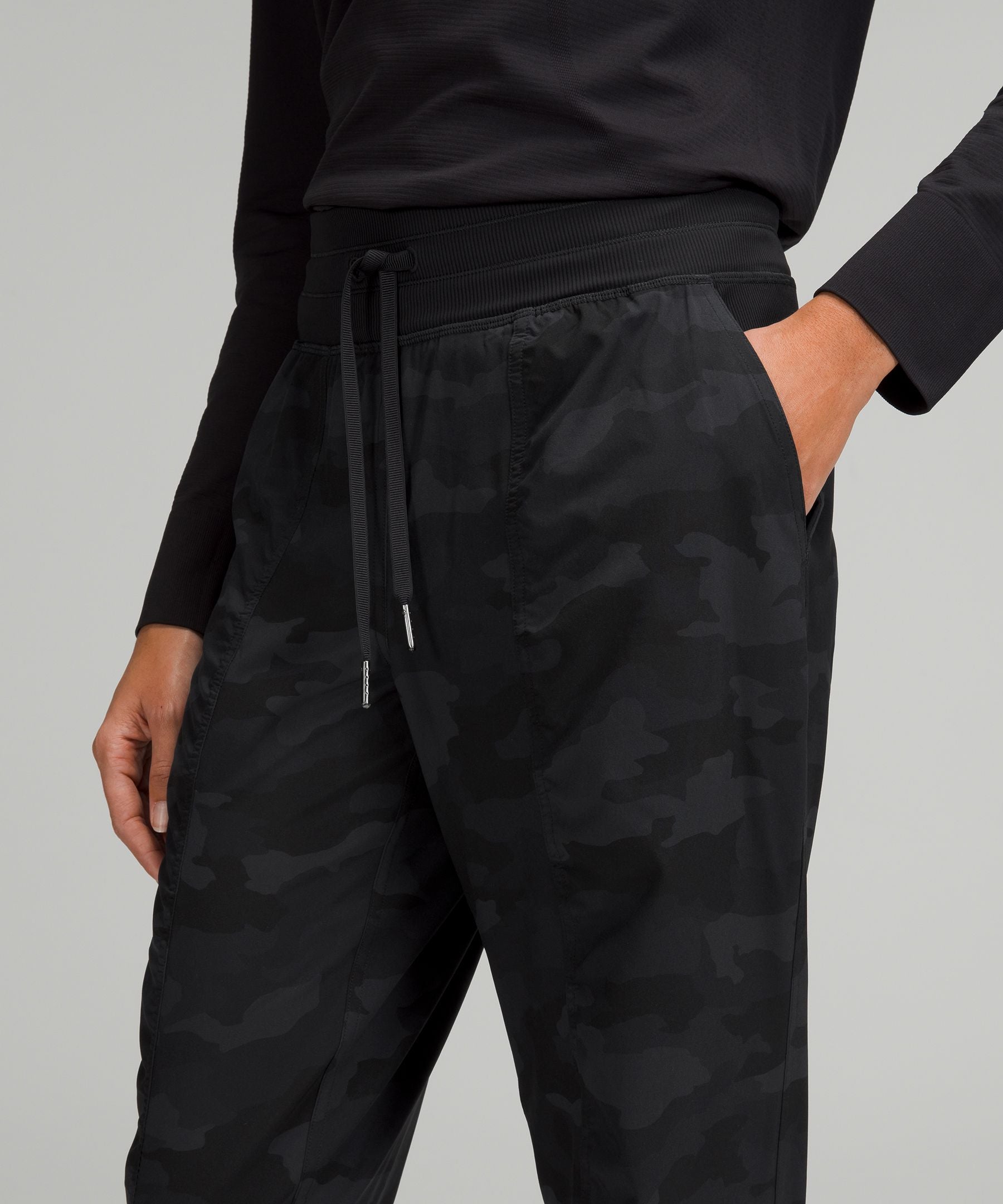 Lululemon Dance Studio Mid-Rise Jogger *Full Length Heritage 365 Camo Deep Coal Multi/Black