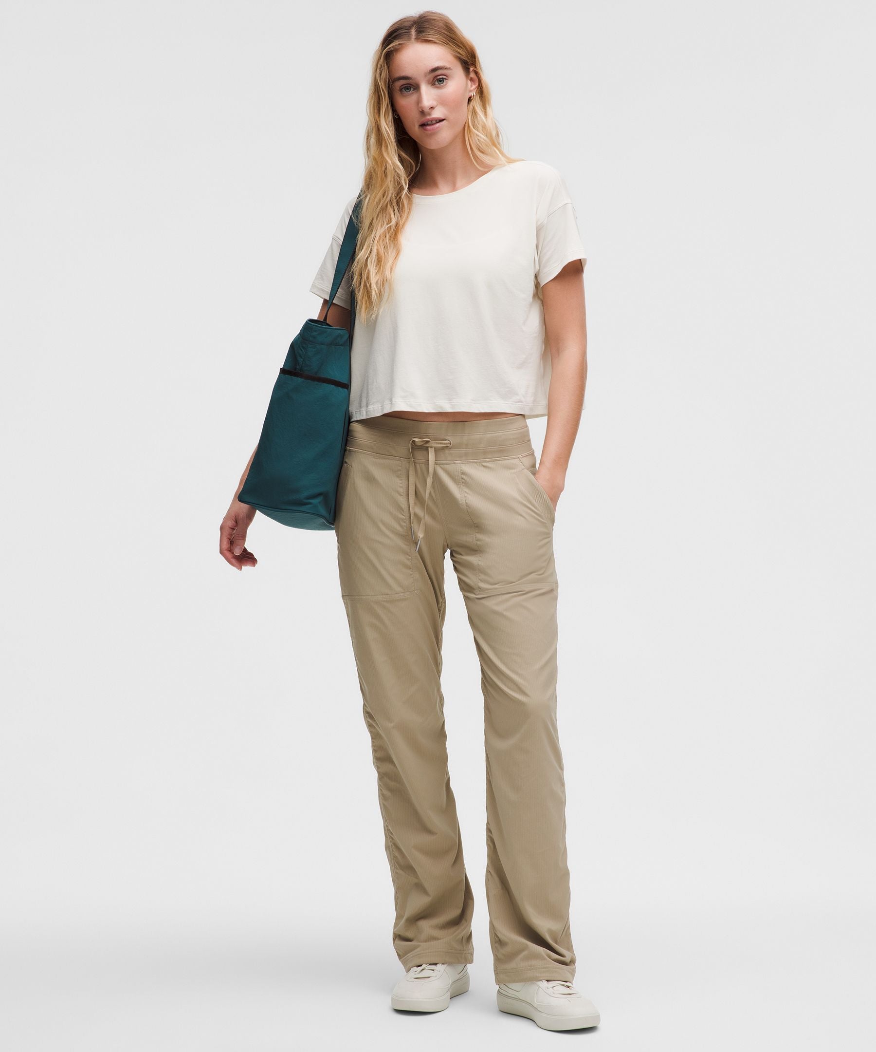 Lululemon Dance Studio Mid-Rise Pant *Regular Sheer Oak