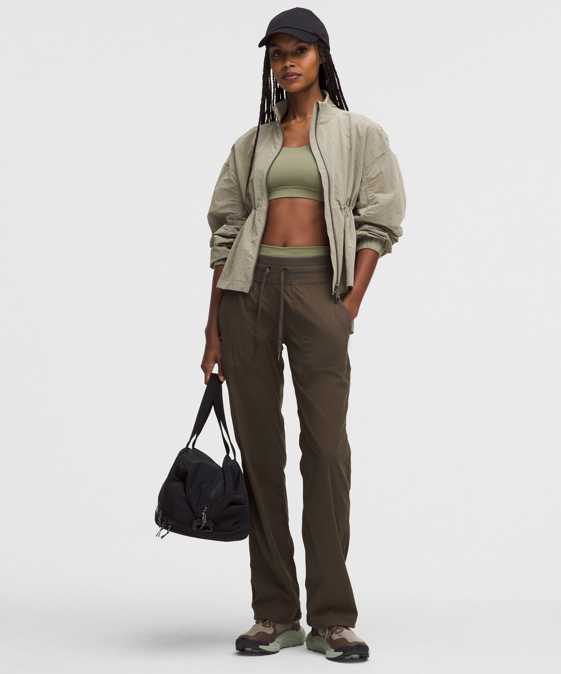 Lululemon Dance Studio Mid-Rise Pant *Regular Olive Brown