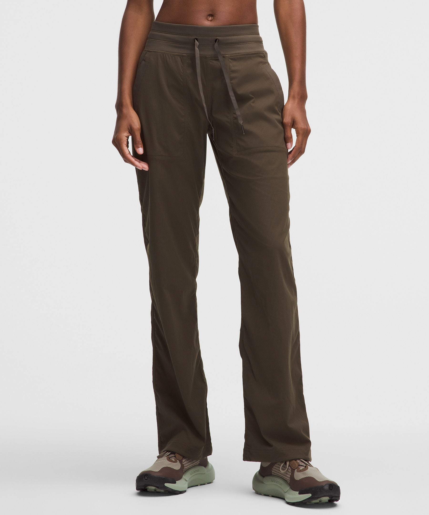 Lululemon Dance Studio Mid-Rise Pant *Regular Olive Brown