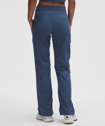 Lululemon Dance Studio Mid-Rise Pant *Regular Blue Twill