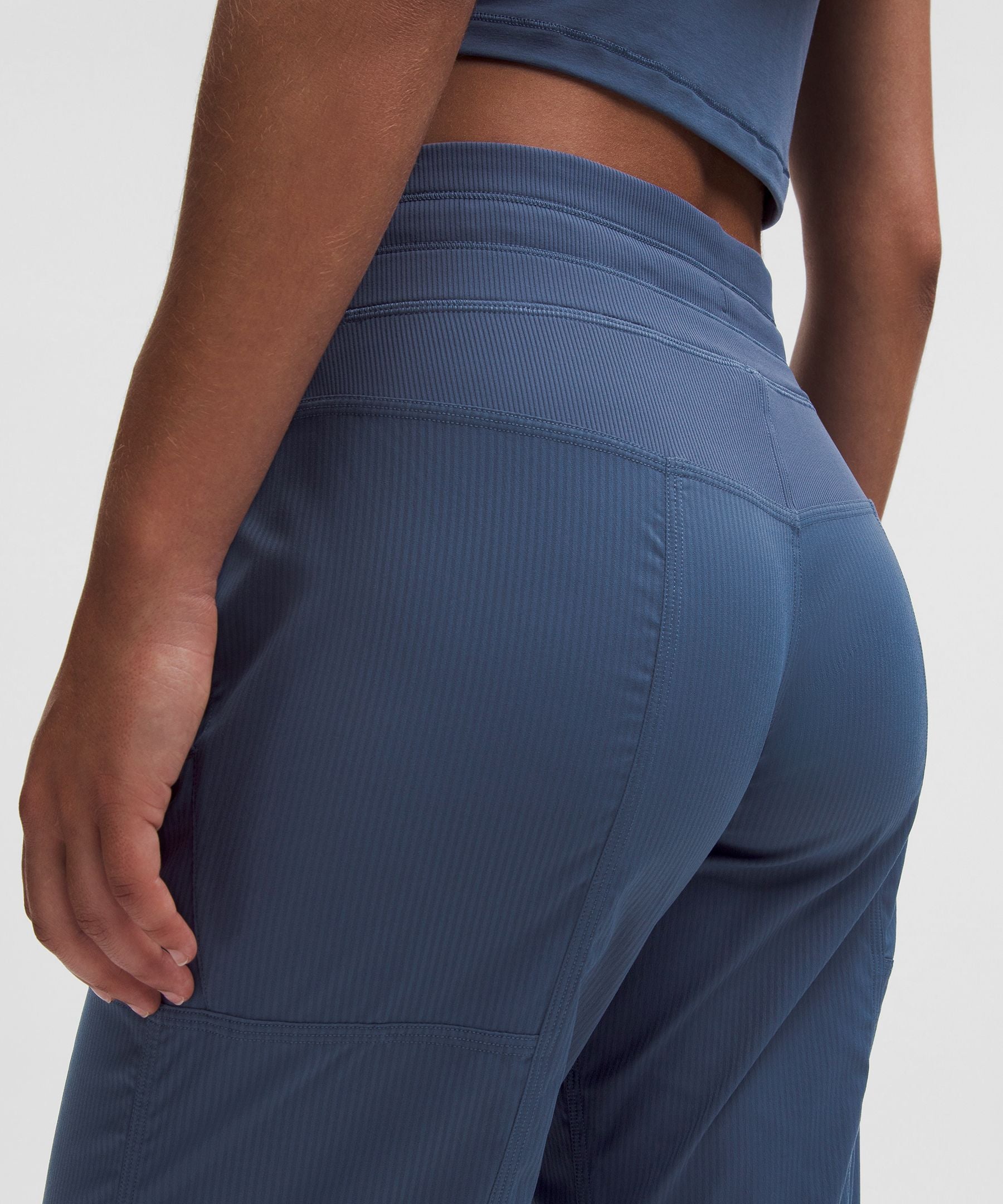 Lululemon Dance Studio Mid-Rise Pant *Regular Blue Twill