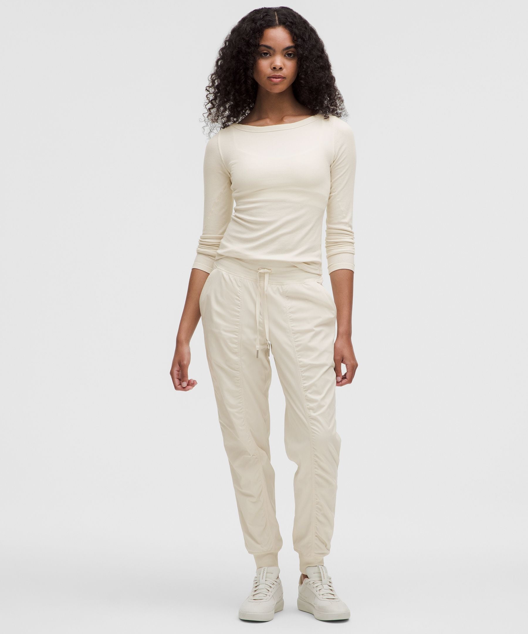 Lululemon Dance Studio Mid-Rise Jogger *Full Length Light Ivory