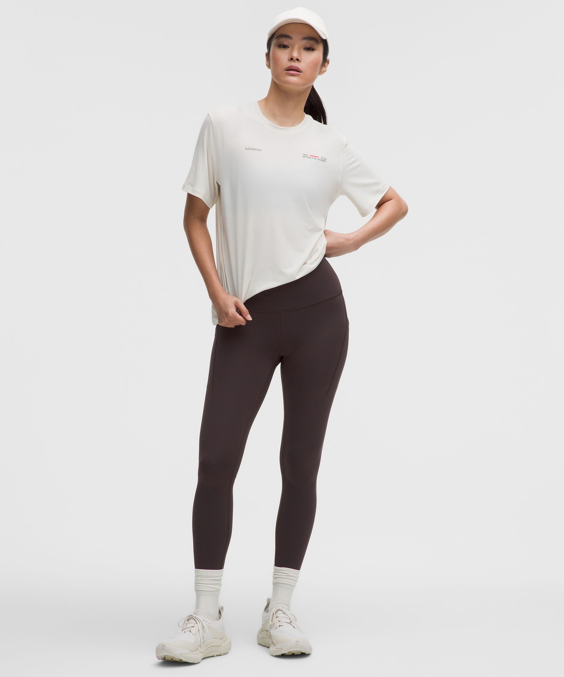 Lululemon Wunder Train High-Rise Tight with Pockets 25" Sequoia